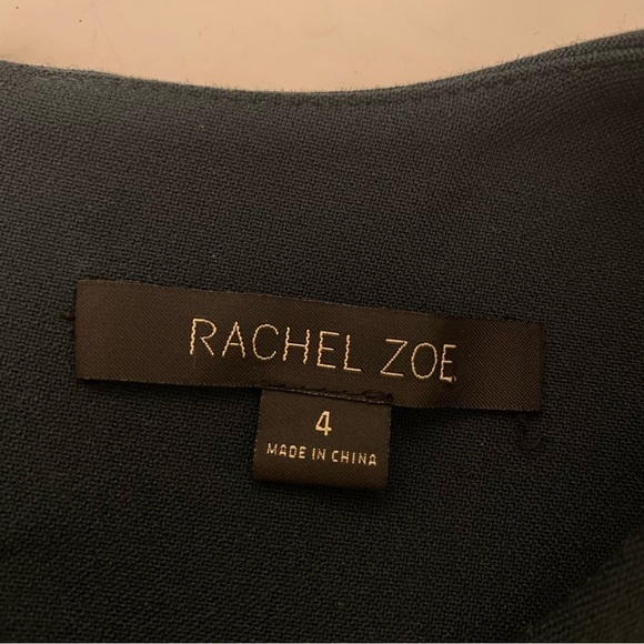 Rachel Zoe || Page Cutout Dress Dark Green Fit + Flare 4 - Picture 5 of 9